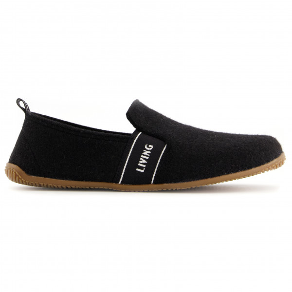 Living Kitzbühel - T-Modell Filz & LK Schriftzug  No. 4027 - Hüttenschuhe Gr 36 schwarz von Living Kitzbühel
