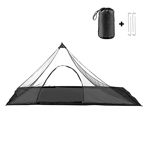 Lixada Camping Moskitonetz Zelt mit Tragetasche Wasserdicht Zelt Outdoor Mesh für Wandern, Camping, Angeln von Lixada