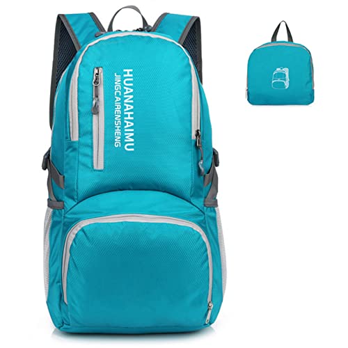 Lixada Faltbarer Rucksack, Wasserdicht Trekkingrucksack, Leichter Tagesrucksack, Reise- und Wanderrucksack, Packbare Backpacks, Trekkingrucksack für Damen und Herren von Lixada