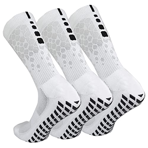 Lixada Fußball Socken Herren Tape-Design Socken Fussball Bunte Grip Sportsocken für Fußball Laufen Outdoor von Lixada