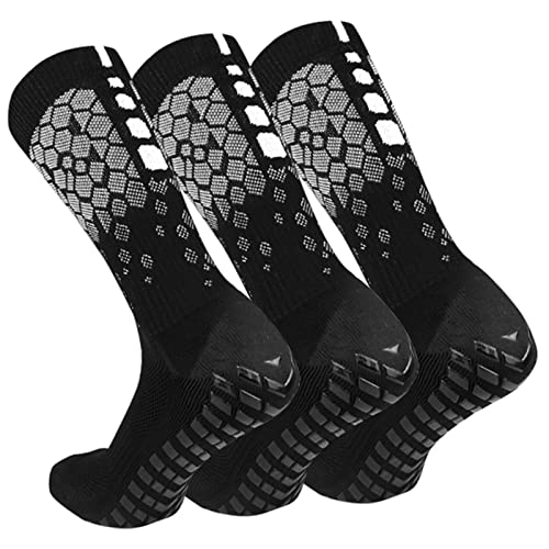 Lixada Fußball Socken Herren Tape-Design Socken Fussball Bunte Grip Sportsocken für Fußball Laufen Outdoor von Lixada