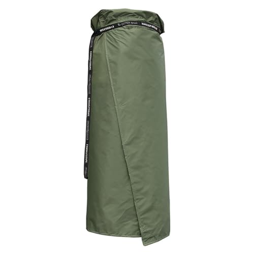Lixada Halbkörper-Regenrock, wasserdichte Regenbekleidung, atmungsaktiver Regenkilt, leichte Regenausrüstung für Camping, Wandern von Lixada
