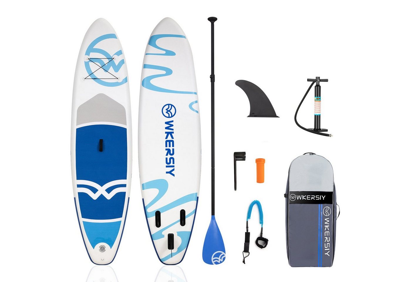 Lixada Inflatable SUP-Board SUP Board Aufblasbar Set,Surfboard Paddelboard Stand Up Paddle, Mit Paddel+Pumpe+Tragetasche+Knöchel Sicherheitsleine+Reparatursatz von Lixada
