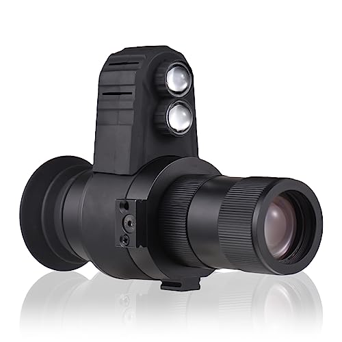 Lixada Nachtsichtgerät, Nachtsichtbrille für Tag- und Nachtjagd, Digitale Nachtsicht Monokular, Infrarot Nachtsicht mit IR-Beleuchtung für die Jagdüberwachung und Wildtierbeobachtung von Lixada