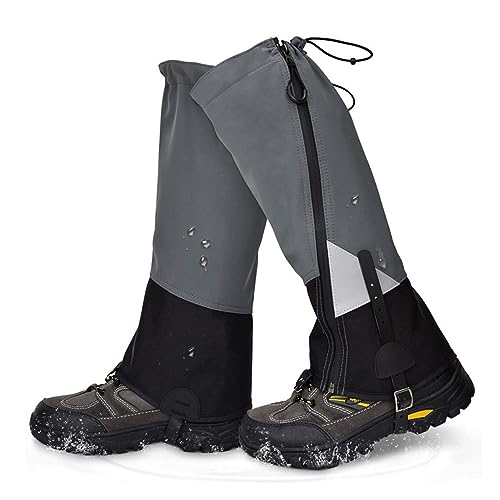Lixada Outdoor Gamaschen Wasserdicht,zum Schutz von Hose&Schuhe vor Schnee/Regen/Insekten, Gaiters Schneewandern, Klettern Boot zum Wandern,Jagd,Fahrrad,Trekking, Klettern, und Skifahren Unisex von Lixada