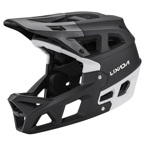 Lixada Vollgesichts-Mountainbike-Helm für Erwachsene, Racing Downhill MTB-Helm für Mountainbike von Lixada