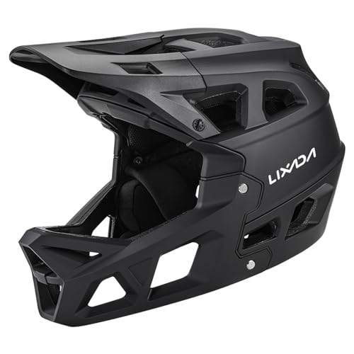 Lixada Vollgesichts-Mountainbike-Helm für Erwachsene, Racing Downhill MTB-Helm für Mountainbike von Lixada