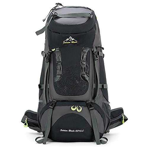 Lixada 50L/70L Wanderrucksack für Damen und Herren mit Regenabdeckung, große Kapazität, leicht, für Wandern, Radfahren, Klettern, Bergsteigen und Reisen, Sport von Lixada