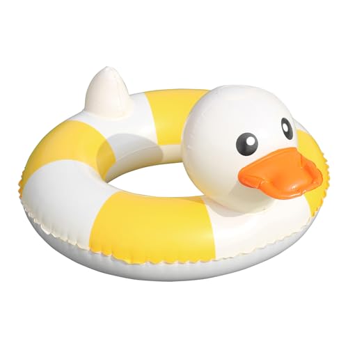 Kinder Schwimmring Ente Pool-Schwimmer Pool Spielzeug Baby Schwimmring Enten Aufblasbarer Pool Float Entenform Wasser Partyzubehör von Lnhgh