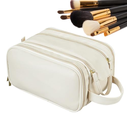 Lnhgh Make-up-Tasche mit Reißverschluss, Reise-Kosmetiktaschen | Reisetasche mit Reißverschluss, Kosmetiktasche, Make-up-Etui | Tragbarer Reise-Make-up-Koffer mit großer Kapazität für Kosmetika, von Lnhgh