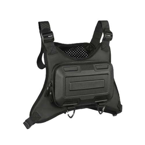Lnhgh Outdoor-Brusttaschen, Westentasche für Herren,Hartschalen-Herren-Brusttasche und Outdoor-Sport-Utility-Rucksack - Handyhalter zum Laufen, Laufweste, Herren-Brusttasche, ergonomisch gestaltet für von Lnhgh