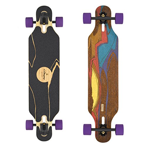 Loaded Boards Icarus Bamboo Longboard Skateboard Complete w/ 75mm 83a Durians (Flex 1) von Loaded Boards