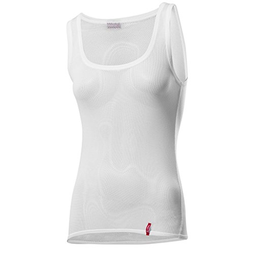 LÖFFLER Damen Netz-singlet Transtex Light Plus Unterhemd, Weiß, 40 EU von Löffler