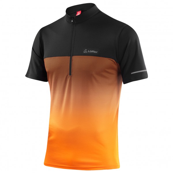 Löffler - Bike Shirt Flow Halfzip - Radtrikot Gr 48;50;52;54;56;58;60 blau;gelb;grau;orange;türkis von Löffler