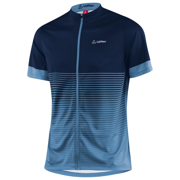 Löffler - Bike Shirt Full Zip Stream 3.0 - Radtrikot Gr 60 blau von Löffler