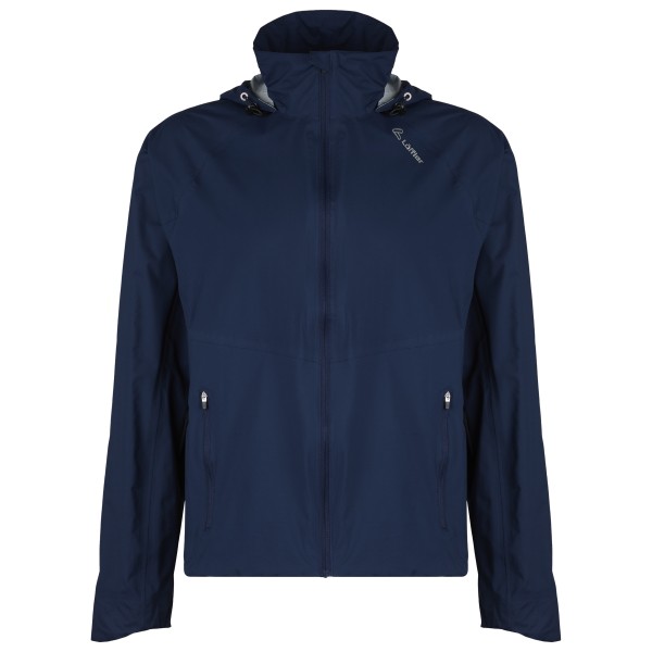Löffler - Jacket with Hood Comfort Fit WPM Pocket - Fahrradjacke Gr 48 blau von Löffler