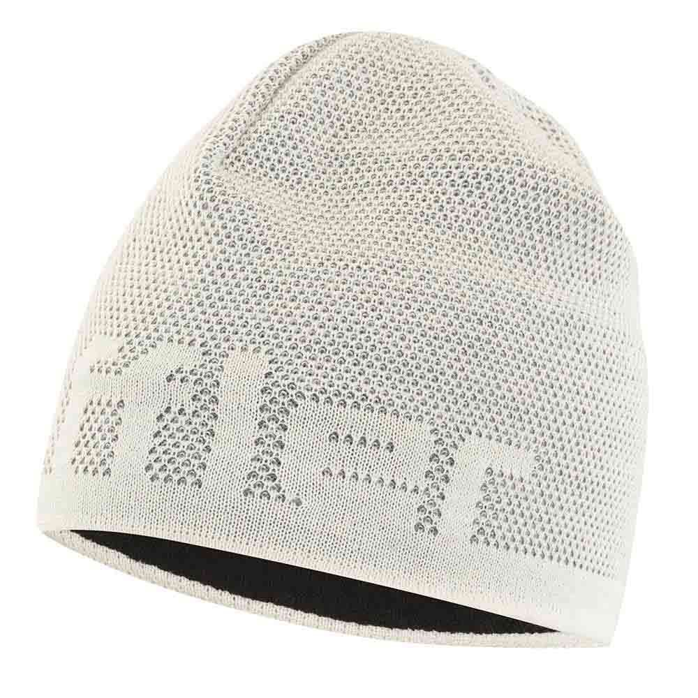 Loeffler Knitted Logo Beanie Beige  Mann von Loeffler