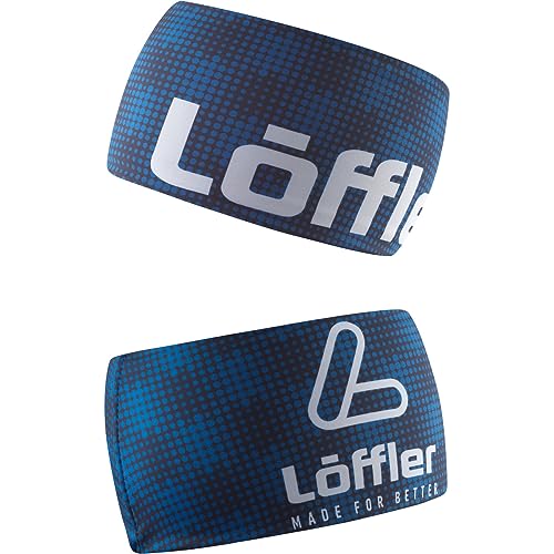 Löffler Logo Wide Stirnband, marin, ONE Size von Löffler