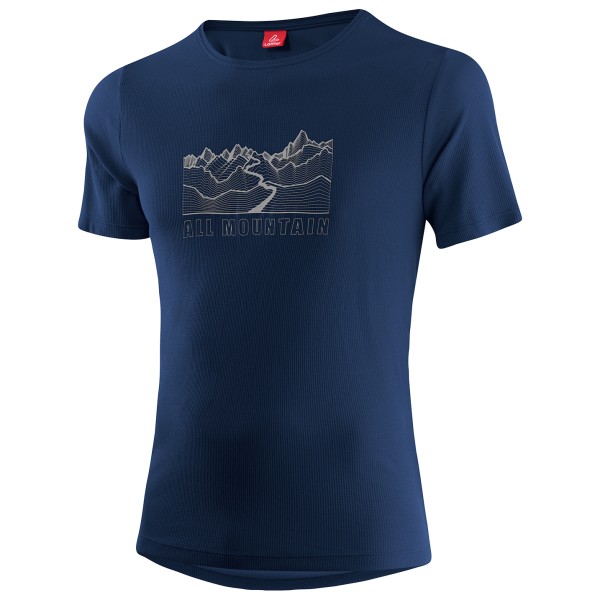 Löffler - Printshirt All Mountain Transtex-Single - T-Shirt Gr 50 blau von Löffler