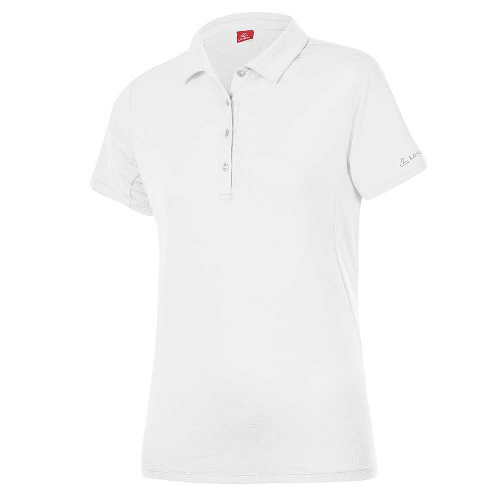 Loeffler Tencel Cf Short Sleeve Polo Shirt Weiß 2XS Frau von Loeffler