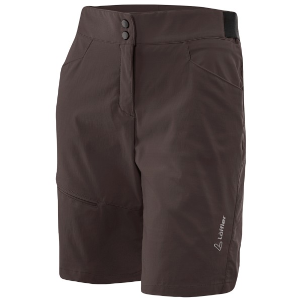 Löffler - Women's Bike Shorts Comfort Comfort-Stretch-Light - Radhose Gr 44 braun/grau von Löffler