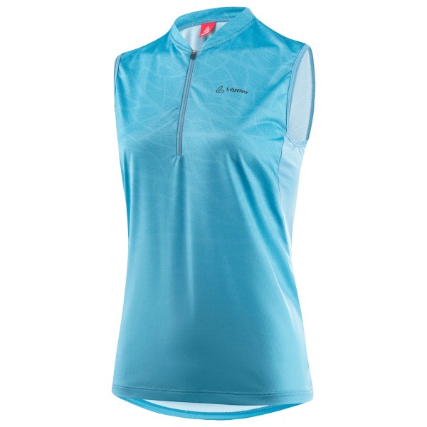 Löffler - Women's Bike Sleeveless Shirt Half Zip Cutina - Rad Singlet Gr 36;38;40;42;44;46 blau;rosa von Löffler
