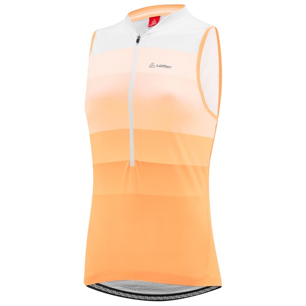 Löffler - Women's Bike Sleevless Jersey Halfzip Rainbow - Rad Singlet Gr 40 orange von Löffler