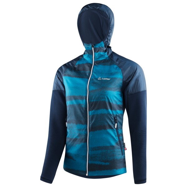 Löffler - Women's Hooded Hybridjacket Lumina PL Active - Kunstfaserjacke Gr 34;40;42 blau;rot von Löffler