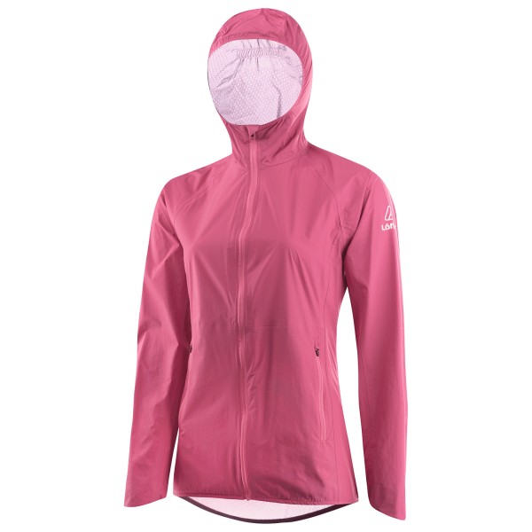 Löffler - Women's Hooded Jacket WPM Pocket - Fahrradjacke Gr 38 rosa von Löffler