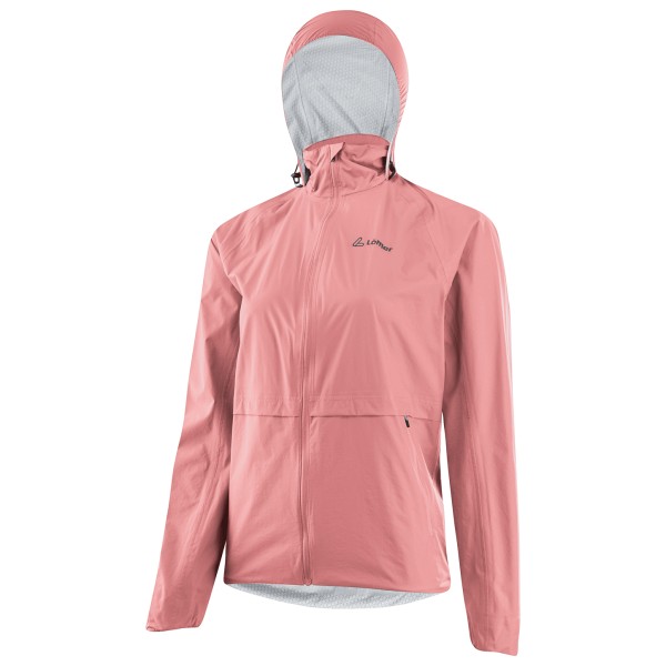 Löffler - Women's Jacket with Hood Comfort Fit WPM Pocket - Fahrradjacke Gr 36 rosa von Löffler