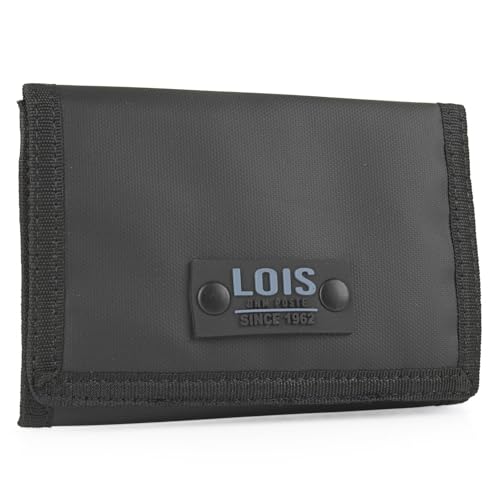 Lois - Portemonnaie Jungen Teenager - Geldbeutel Jungen Teenager mit Jugendlicher Stil - Portemonnaie Herren. Portmonee Jungen Teenager. RFID-Schutz 317201, Schwarz von Lois