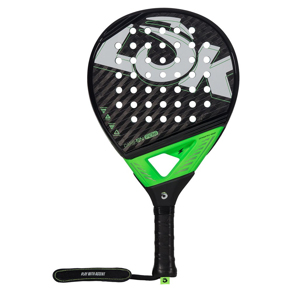 Lok Carb-on Flow Padel Racket Silber 360-375 gr von Lok