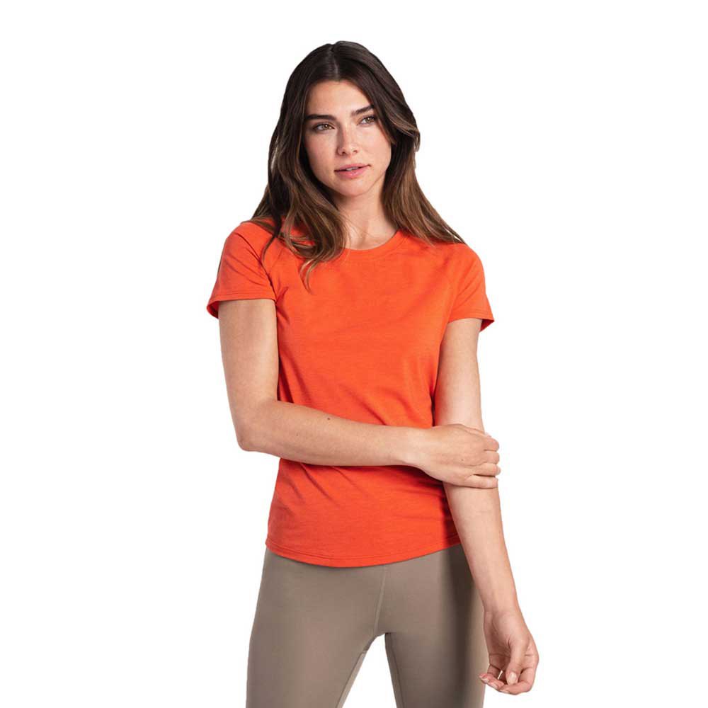 Lole Performance Short Sleeve T-shirt Orange L Frau von Lole