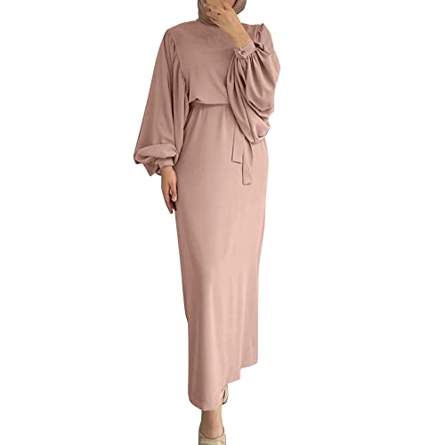 Abaya Set Damen Modest Lange Abyas Neck Cover Ferace Hajj Abendkleider Namazlik Kaftan Unterkleid Tesettür Modern Dubai Islamische Abaya Kimono Kleidung von Lomelomme