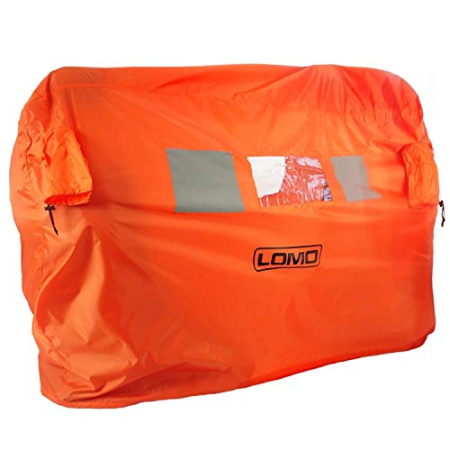 Lomo Notfall Sturmschutz Notzelt Beides Tasche - 2 bis 3 Personen - Orange von Lomo