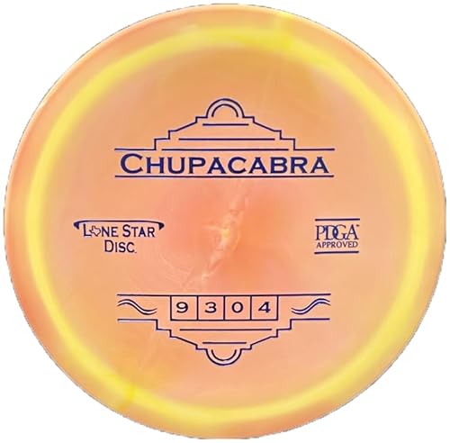 Lone Star Disc Bravo Chupacabra | Extrem überstabiler Disc Golf Fairway Driver | 170 g + | langlebiger und glatter Premium-Kunststoff | zuverlässig bei Wind | Farben können variieren von Lone Star Disc