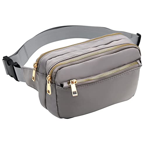 Long Keeper Bauchtasche Schwarz Damen Herren - Gürteltasche Damen Elegant Brusttasche Unisex Waist Fanny Pack Hüfttasche Stylisch für Reisen Party Festival Outdoor von Long Keeper