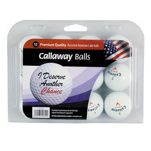 Longridge Callaway Golfbälle Lakeballs HX TOUR REFINISHED 12er Pack, weiß von Longridge