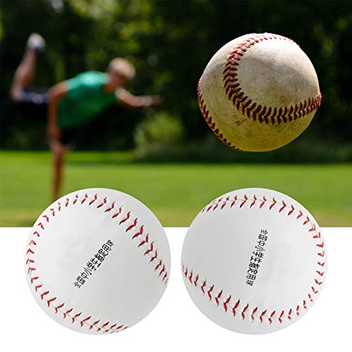 Professionelle Baseballbälle aus PVC,2 Stück baseball ball,Handgenäht Baseballs,30.5 cm Baseballs handgenäht,Baseball bälle Softball,Training Baseball,für Erwachsene und Jugendliche. von Longzhuo