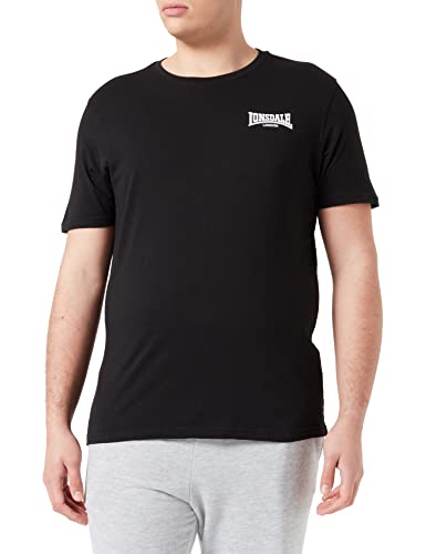 Lonsdale London Herren T-Shirt schmale Passform 3XL Black Elmdon von Lonsdale London