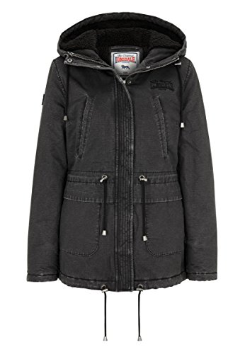 Lonsdale London Damen Honey Hill Winterjacket, Black, S von Lonsdale