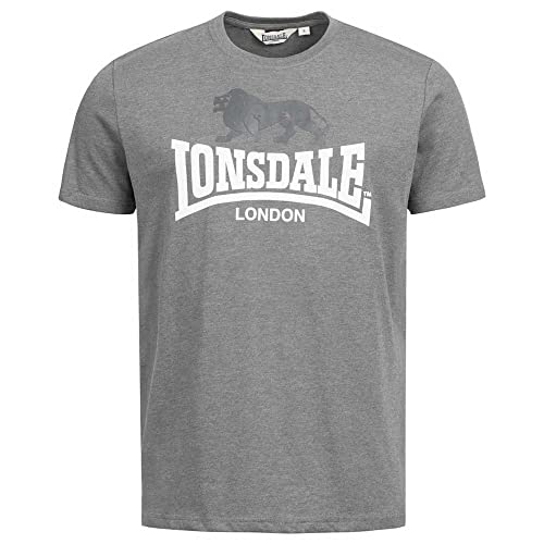 Lonsdale London Herren GARGRAVE T-Shirt, Marl Stone, L von Lonsdale