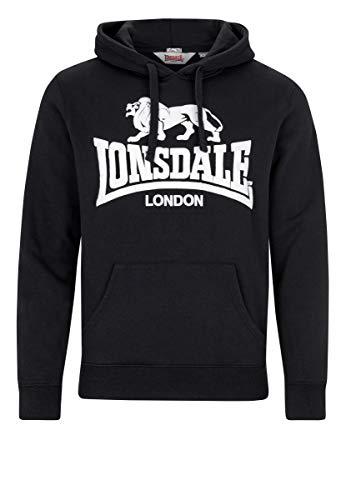 Lonsdale London Herren Gosport 2 Kapuzenpullover, Black, XXL von Lonsdale London