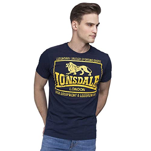 Lonsdale London Damen Hounslow Regular Fit T shirt, Navy, 3XL EU von Lonsdale