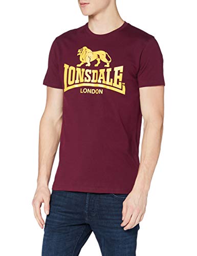 Lonsdale London Herren T-shirt undertrøje logo T shirt tr gerhemd, Blutrot, L EU von Lonsdale