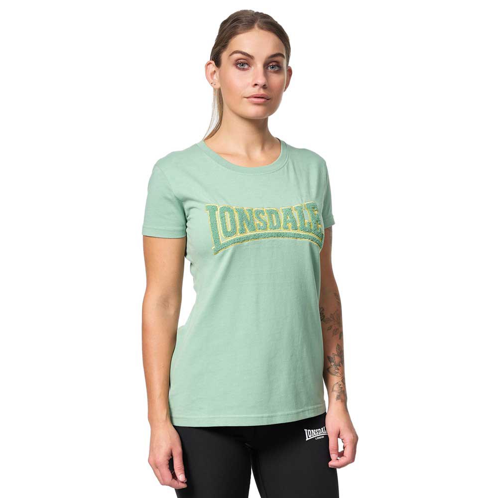 Lonsdale Aherla Short Sleeve T-shirt Grün 2XL Frau von Lonsdale