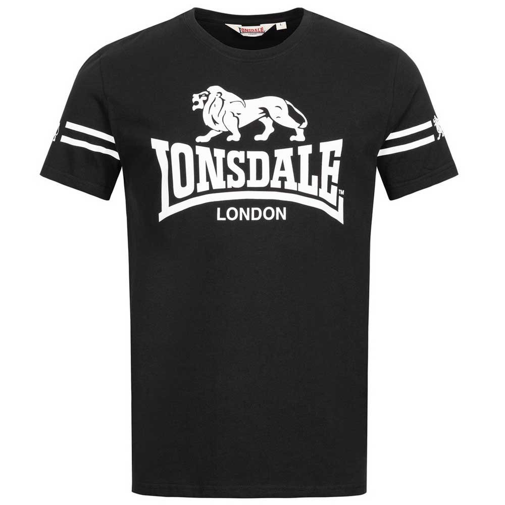Lonsdale Aldeburgh Short Sleeve T-shirt Schwarz 3XL Mann von Lonsdale