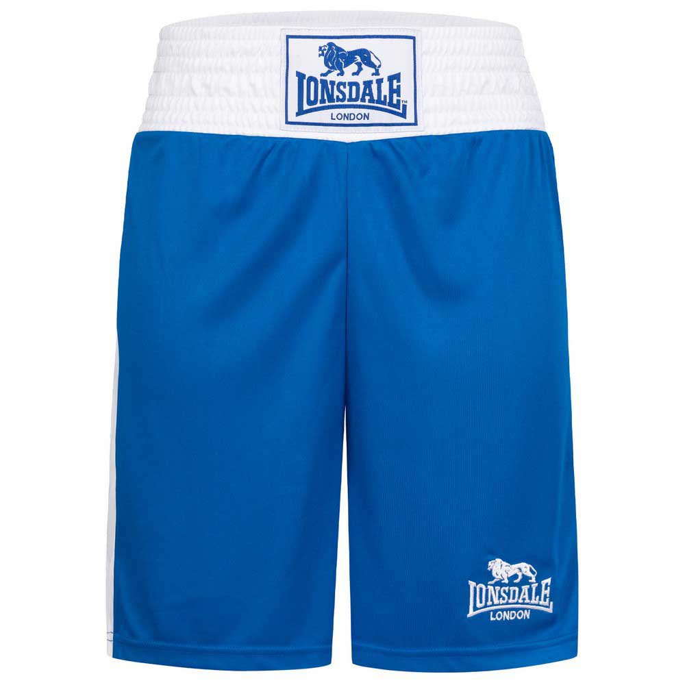 Lonsdale Amateur Boxing Trunks Shorts Blau L Mann von Lonsdale