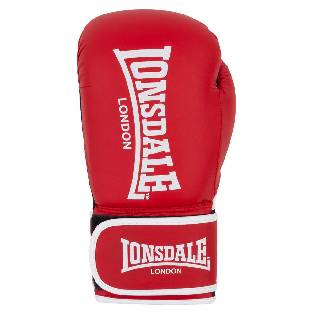 Lonsdale Ashdon Artificial Leather Boxing Gloves Rot 10 oz von Lonsdale