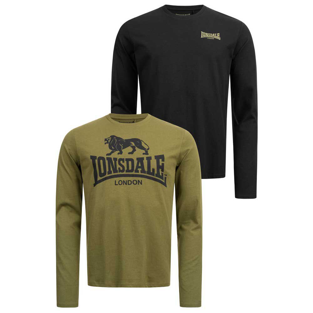 Lonsdale Ayrshire Long Sleeve T-shirt 2 Units Mehrfarbig 3XL Mann von Lonsdale